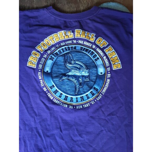 Minnesota Vikings Legends T Shirt Purple Reebok Mens Medium - Picture 3 of 3